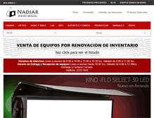 Tablet Screenshot of ndjrentals.com